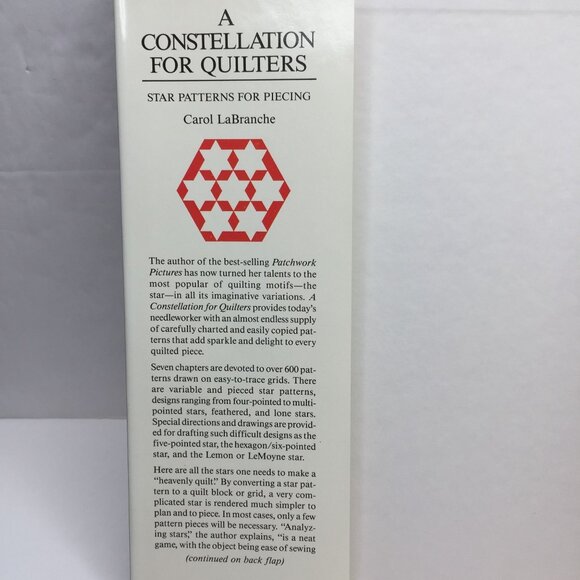 A Constellation for Quilters Star Patterns for Piecing Carol LaBranche Hardbound - Picture 10 of 12